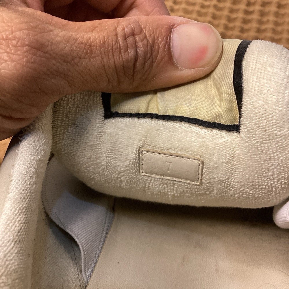 GUCCI Men's Screener GG Distressed Leather Sneakers Size UK 7 US 8 Beige Brown - Picture 9 of 12